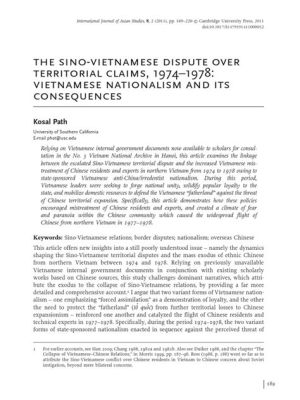 Den Andra Kinesisk-Vietnamesiska Kriget; En Ödesdiger Tvist om Territorium och Ideologi